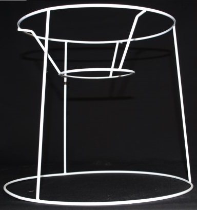 Lampeskærm stativ cylinder 23,5x24x27 (27 cm) BR